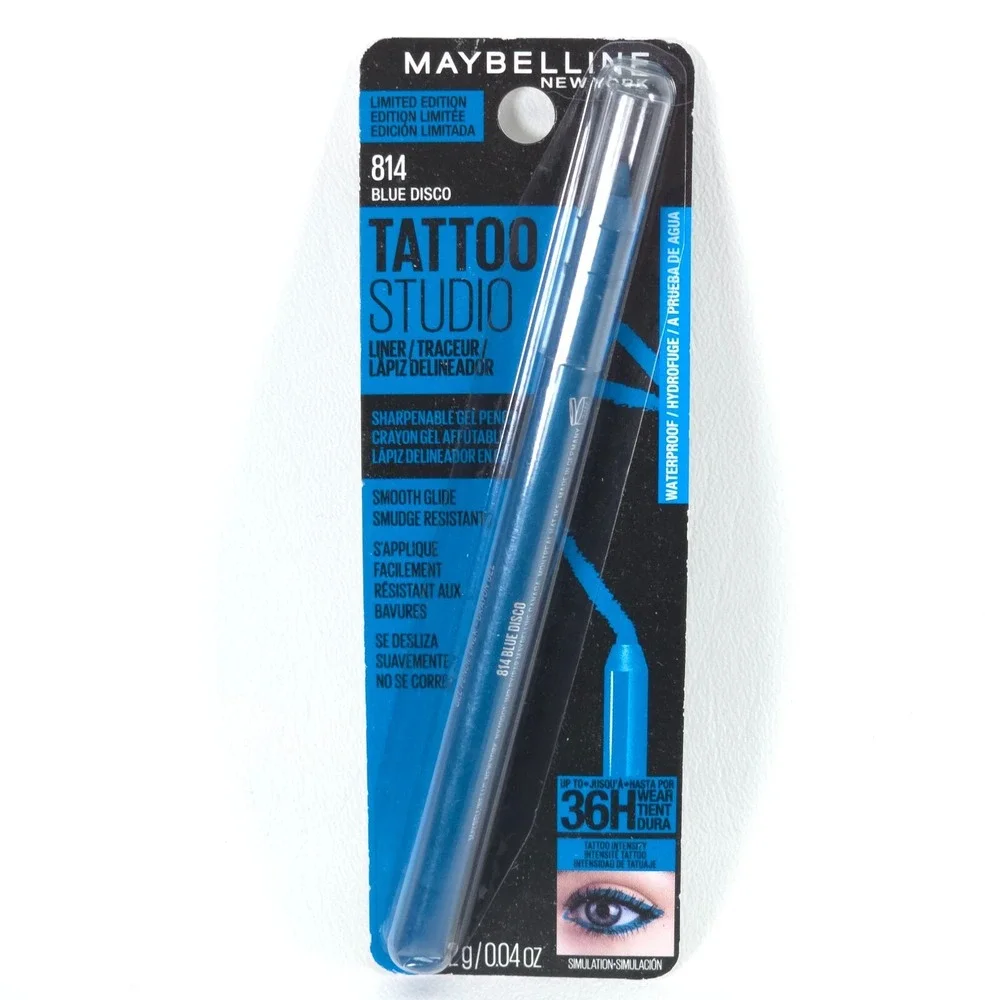Maybelline Tattoo Studio Eyeliner 2-Pack Blue Disco & Lavender Lights Gel Pencil